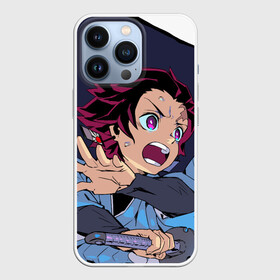 Чехол для iPhone 13 Pro с принтом Клинок Рассекающий Демонов в Курске,  |  | Тематика изображения на принте: anime | demon slayer | kimetsu no yaiba | агацума | аниме | бесконечный поезд | дыхание воды | зеницу | иноске | иноске хашибира | клинок | клинок рассекающий демонов | манга | недзуко | незука | незуко | нэзуко