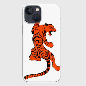 Чехол для iPhone 13 mini с принтом тигр в Курске,  |  | beautiful tiger | tiger | красивый тигр | тигр