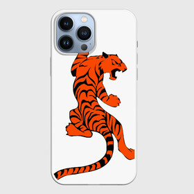 Чехол для iPhone 13 Pro Max с принтом тигр в Курске,  |  | Тематика изображения на принте: beautiful tiger | tiger | красивый тигр | тигр