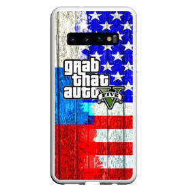 Чехол для Samsung Galaxy S10 с принтом gta 5 (S) в Курске, Силикон | Область печати: задняя сторона чехла, без боковых панелей | grand theft auto v | gta 5 | gta online | gta v | город | игры