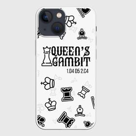 Чехол для iPhone 13 mini с принтом ХОД КОРОЛЕВЫ в Курске,  |  | chess | netflix | the queens gambit | бет хармон | нетфликс | ход королевы | шахматистка. | шахматы