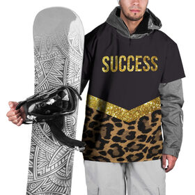 Накидка на куртку 3D с принтом Success в Курске, 100% полиэстер |  | success | swag | блеск | блестки | китч | леопард | леопардовый принт | понты | успех | успешные люди | фрик