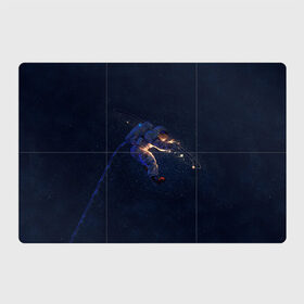Магнитный плакат 3Х2 с принтом Космонавт в Курске, Полимерный материал с магнитным слоем | 6 деталей размером 9*9 см | Тематика изображения на принте: cosmos | space | галактика | космонавт | космос | млечный путь | скафандр