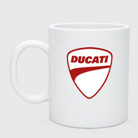 Кружка с принтом Ducati Logo (Z) в Курске, керамика | объем — 330 мл, диаметр — 80 мм. Принт наносится на бока кружки, можно сделать два разных изображения | audi | audi ag | corse | ducati | ducati corse | ducati motor holding | hypermotard | multistrada | panigale | scrambler | streetfighter | supersport | дукати | массимо борди | мото | фабио тальони