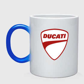 Кружка хамелеон с принтом Ducati Logo (Z) в Курске, керамика | меняет цвет при нагревании, емкость 330 мл | audi | audi ag | corse | ducati | ducati corse | ducati motor holding | hypermotard | multistrada | panigale | scrambler | streetfighter | supersport | дукати | массимо борди | мото | фабио тальони