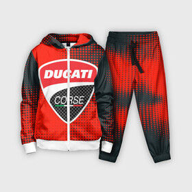 Детский костюм 3D с принтом Ducati Corse | Дукати (Z) в Курске,  |  | audi | audi ag | corse | ducati | ducati corse | ducati motor holding | hypermotard | multistrada | panigale | scrambler | streetfighter | supersport | дукати | массимо борди | мото | фабио тальони