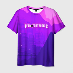 Мужская футболка 3D с принтом Team Fortress 2 (S) в Курске, 100% полиэфир | прямой крой, круглый вырез горловины, длина до линии бедер | characters | medic | sniper | soldier | team fortress 2 | персонажи | разведчик | снайпер | солдат