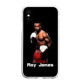 Чехол для iPhone XS Max матовый с принтом Roy Jones в Курске, Силикон | Область печати: задняя сторона чехла, без боковых панелей | boxer | boxing | great boxer | roy jones | roy jones lettering | roy jones print | бокс | боксер | великий боксер | надпись roy jones | принт roy jones | рой джонс