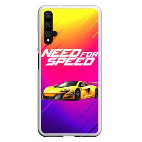 Чехол для Honor 20 с принтом NEED FO SPEED в Курске, Силикон | Область печати: задняя сторона чехла, без боковых панелей | carbon | heat | hot pursuit | most wanted | need for speed | payback. | shift | underground 2 | unleashed | жажда скорости