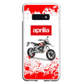 Чехол для Samsung S10E с принтом Aprilia (Z) в Курске, Силикон | Область печати: задняя сторона чехла, без боковых панелей | aprilia | aprilia racing | bike | moto | motocycle | sportmotorcycle | априлия | мото | мотоспорт