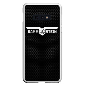 Чехол для Samsung S10E с принтом RAMMSTEIN (Z) в Курске, Силикон | Область печати: задняя сторона чехла, без боковых панелей | rammstein | till lindemann | готик метал | индастриал метал | пауль ландерс | рамштайн | рихард круспе | тилль линдеманн | хард рок