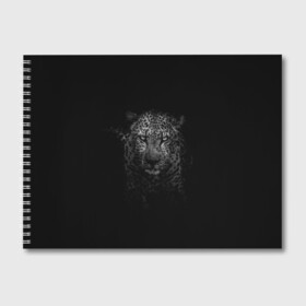 Альбом для рисования с принтом Ягуар выходит из тени в Курске, 100% бумага
 | матовая бумага, плотность 200 мг. | Тематика изображения на принте: jaguar | барс | животное | зверь | кошка | черный | ягуар