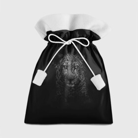 Подарочный 3D мешок с принтом Ягуар выходит из тени в Курске, 100% полиэстер | Размер: 29*39 см | jaguar | барс | животное | зверь | кошка | черный | ягуар