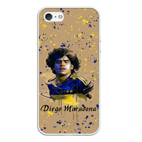 Чехол для iPhone 5/5S матовый с принтом Diego Maradona в Курске, Силикон | Область печати: задняя сторона чехла, без боковых панелей | Тематика изображения на принте: cup | diego maradona | diego maradona letterin | diego maradona print | football | footballer | great footballer | number 10 | великий футболист | диего марадона | кубок | надпись диего марадона | номер 10 | принт диего марадона | футбол 