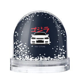 Снежный шар с принтом Skyline R34 Z-Tune в Курске, Пластик | Изображение внутри шара печатается на глянцевой фотобумаге с двух сторон | gtr | nissan | r34 | skyline | гтр | ниссан | скайлайн
