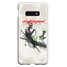 Чехол для Samsung S10E с принтом CYBERPUNK 2077 в Курске, Силикон | Область печати: задняя сторона чехла, без боковых панелей | cd project red | cyberpunk 2077 | keanu reeves | samurai | киану ривз | киберпанк 2077 | самураи