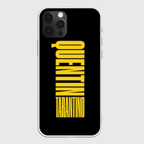 Чехол для iPhone 12 Pro Max с принтом Quentin Tarantino в Курске, Силикон |  | Тематика изображения на принте: quentin tarantino | tarantino | голливуд | квентин тарантино | криминально чтиво | однажды в голливуде | омерзительная восьмёрка | режиссёры | тарантино | типография