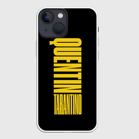 Чехол для iPhone 13 mini с принтом Quentin Tarantino в Курске,  |  | quentin tarantino | tarantino | голливуд | квентин тарантино | криминально чтиво | однажды в голливуде | омерзительная восьмёрка | режиссёры | тарантино | типография