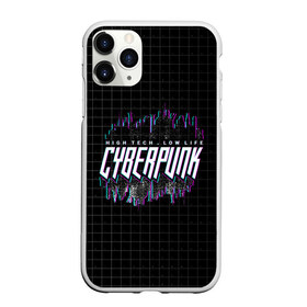Чехол для iPhone 11 Pro Max матовый с принтом Cyberpunk City в Курске, Силикон |  | cyberpunk | high tech | low life | будущее | город | киберпанк | фантастика