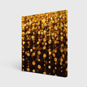 Холст квадратный с принтом ЗОЛОТЫЕ БЛЕСТКИ в Курске, 100% ПВХ |  | gold | pattern | rain | блестки | блестящий | дождь | звезды | золото | красиво | новый год | праздник | снежинки | текстуры