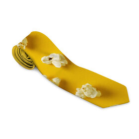 Галстук 3D с принтом Попкорн в Курске, 100% полиэстер | Длина 148 см; Плотность 150-180 г/м2 | popcorn | воздушная | еда | кино | кинотеатр | кукуруза | кушать | попкорн | сладкий | соленый | сырный | хрустящий
