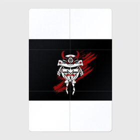 Магнитный плакат 2Х3 с принтом Самурай Маска в Курске, Полимерный материал с магнитным слоем | 6 деталей размером 9*9 см | cyberpunk 2077 | ninja | samurai | киберпанк | маска самурая | путь война | самурай | сёгун | семь самураев | токио | чёрный самурай | японский самурай