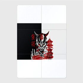Магнитный плакат 2Х3 с принтом Самурай Samurai в Курске, Полимерный материал с магнитным слоем | 6 деталей размером 9*9 см | cyberpunk 2077 | ninja | samurai | киберпанк | маска самурая | путь война | самурай | сёгун | семь самураев | токио | чёрный самурай | японский самурай