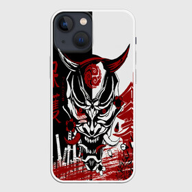 Чехол для iPhone 13 mini с принтом Самурай Samurai в Курске,  |  | cyberpunk 2077 | ninja | samurai | киберпанк | маска самурая | путь война | самурай | сёгун | семь самураев | токио | чёрный самурай | японский самурай