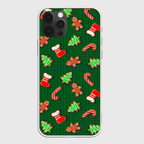 Чехол для iPhone 12 Pro Max с принтом Новогодний Свитер в Курске, Силикон |  | 2020 | 2021 | christmas | happy | merry | new year | зима | новогодний | новогодняя | новогодняя маска | новый год | рождественский | рождество | снег