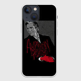 Чехол для iPhone 13 mini с принтом Американский психопат в Курске,  |  | Тематика изображения на принте: american psycho | christian bale | film | американский психопат | кристиан бэйл | фильм | фильмы