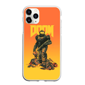 Чехол для iPhone 11 Pro Max матовый с принтом Doom в Курске, Силикон |  | doom | doom eternal | fps | game | games | hell | shooter | shotgun | ад | дробовик | дум | думгай | игра | игры