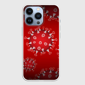 Чехол для iPhone 13 Pro с принтом Вирусяка в Курске,  |  | coronavirus | covid | вирус | ковид | коронавирус