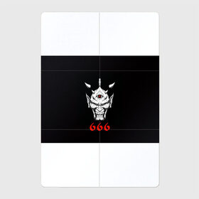 Магнитный плакат 2Х3 с принтом 666 в Курске, Полимерный материал с магнитным слоем | 6 деталей размером 9*9 см | 666 | creep | scream | warrior | астрал | восставший из ада | демон | монстр | призрак | принт 666 | страшилки | хоррор | хоррор футболки | хэллоуин