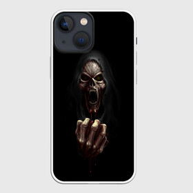 Чехол для iPhone 13 mini с принтом Древний Вампир в Курске,  |  | 666 | blood | dracula | horror | inside | scream | vampire | вампир | внутри | дракула | древний | крик | кровь | ужасы | хоррор