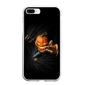 Чехол для iPhone 7Plus/8 Plus матовый с принтом Jack Skellington в Курске, Силикон | Область печати: задняя сторона чехла, без боковых панелей | 666 | blood | dracula | horror | inside | jack | king | pumpkin | scream | skellington | vampire | вампир | внутри | дракула | древний | король | крик | кровь | тыква | ужасы | хоррор