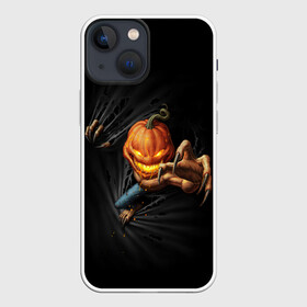 Чехол для iPhone 13 mini с принтом Jack Skellington в Курске,  |  | 666 | blood | dracula | horror | inside | jack | king | pumpkin | scream | skellington | vampire | вампир | внутри | дракула | древний | король | крик | кровь | тыква | ужасы | хоррор