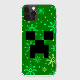 Чехол для iPhone 12 Pro Max с принтом ЗИМНИЙ MINECRAFT в Курске, Силикон |  | christmas | creeper | game | minecraft | new year | snow | winter | зима | крипер | майнкрафт | мороз | новый год | рождество | снег | снежинки