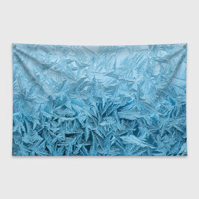 Флаг-баннер с принтом Иней в Курске, 100% полиэстер | размер 67 х 109 см, плотность ткани — 95 г/м2; по краям флага есть четыре люверса для крепления | абстрактные | абстрактный | абстракция | зима | зимние | зимний | изморозь | иней | лёд | льды | мороз | новый год | холод