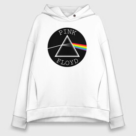 Женское худи Oversize хлопок с принтом Pink Floyd в Курске, френч-терри — 70% хлопок, 30% полиэстер. Мягкий теплый начес внутри —100% хлопок | боковые карманы, эластичные манжеты и нижняя кромка, капюшон на магнитной кнопке | dark side of the moon | floyd | music | pink | pink floid | pink floyd | rock | rocker | rocknroll | the wall | музыка | пинк | пинк флоид | пинк флойд | рок | рок н ролл | рокер | флойд