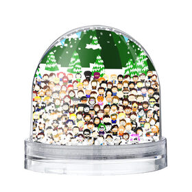 Снежный шар с принтом Южный Парк / South Park . в Курске, Пластик | Изображение внутри шара печатается на глянцевой фотобумаге с двух сторон | south park | ubisoft | woodland critter christmas | кенни | мультсериал | стэн | южный парк