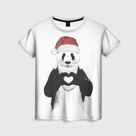 Женская футболка 3D с принтом Панда Клаус в Курске, 100% полиэфир ( синтетическое хлопкоподобное полотно) | прямой крой, круглый вырез горловины, длина до линии бедер | 2021 | 21 | 2k21 | 2к21 | chrystmas | happy | marry | new | panda | santa | snow | winter | xmas | year | год | годом | дед | елка | елки | клаус | лес | мороз | настроение | новогоднее | новогоднему | новый | новым | панда | по | рождество | с