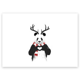 Поздравительная открытка с принтом Новогодний Панда в Курске, 100% бумага | плотность бумаги 280 г/м2, матовая, на обратной стороне линовка и место для марки
 | Тематика изображения на принте: 2021 | 21 | 2k21 | 2к21 | chrystmas | deer | heart | marry | new | panda | santa | snow | xmas | year | год | годом | дед | елка | елки | клаус | лес | мороз | настроение | новогоднее | новогоднему | новый | новым | олень | панда | по | рождество | с