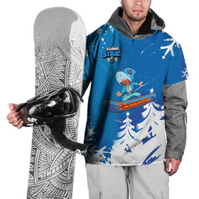 Накидка на куртку 3D с принтом Brawl Stars (Snowboarding) в Курске, 100% полиэстер |  | brawl | break dance | leon | moba | skateboard | stars | supercell | surfing | игра | коллаборация | коллаж | колоборация | паттерн