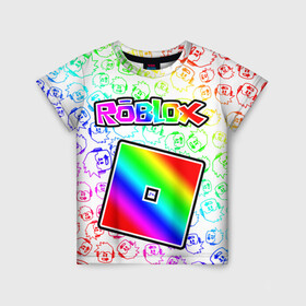 Детская футболка 3D с принтом ROBLOX в Курске, 100% гипоаллергенный полиэфир | прямой крой, круглый вырез горловины, длина до линии бедер, чуть спущенное плечо, ткань немного тянется | piggy | roblox | roblox games | roblox piggy | игра роблокс | пигги. | роблокс | роблокс пигги | робукс