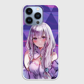 Чехол для iPhone 13 Pro с принтом Эмилия в Курске,  |  | anime | emilia | re zero | re: zero kara hajimeru isekai seikatsu | re: жизнь с нуля в альтернативном мире | ре зеро | эмилия