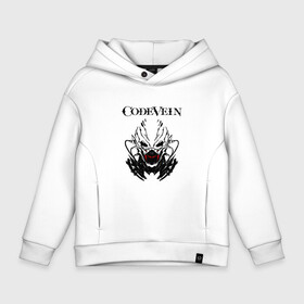 Детское худи Oversize хлопок с принтом CodeVein (Z) в Курске, френч-терри — 70% хлопок, 30% полиэстер. Мягкий теплый начес внутри —100% хлопок | боковые карманы, эластичные манжеты и нижняя кромка, капюшон на магнитной кнопке | Тематика изображения на принте: blood veils | code vein | codevein | vein | вампир | вампиры | вен код | кодовая жилка | призраки