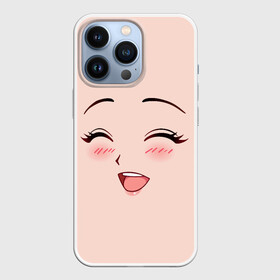 Чехол для iPhone 13 Pro с принтом Сonfused anime face в Курске,  |  | Тематика изображения на принте: angry | anime | art | big | eyes | face | girl | kawaii | manga | style | аниме | арт | глаза | девушка | кавай | лицо | манга | смущенная