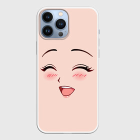 Чехол для iPhone 13 Pro Max с принтом Сonfused anime face в Курске,  |  | angry | anime | art | big | eyes | face | girl | kawaii | manga | style | аниме | арт | глаза | девушка | кавай | лицо | манга | смущенная