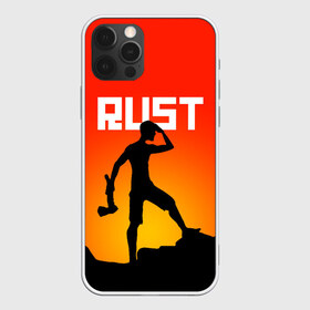 Чехол для iPhone 12 Pro Max с принтом RUST в Курске, Силикон |  | action | game | rust | zombie | апокалипсис. | выживание | зомби | игра | лес | радиация | раст