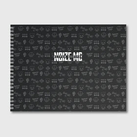 Альбом для рисования с принтом Noize MC в Курске, 100% бумага
 | матовая бумага, плотность 200 мг. | Тематика изображения на принте: noize mc | rap | гранж | мерч | устрой дестрой